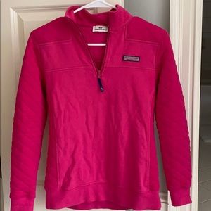 SUPER COZY Vineyard Vines quarter zip jacket